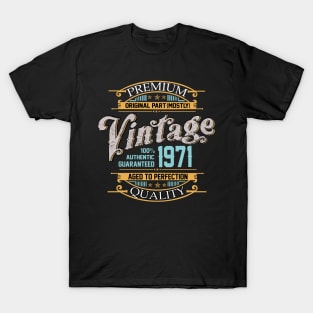 Premium Quality original part (mostly) vintage 1971 T-Shirt